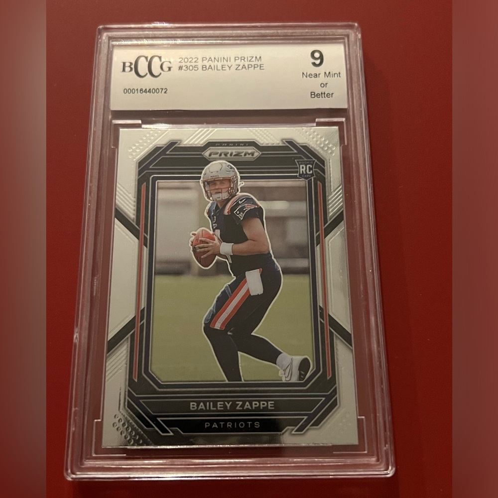 Bailey Zappe Prizm Card